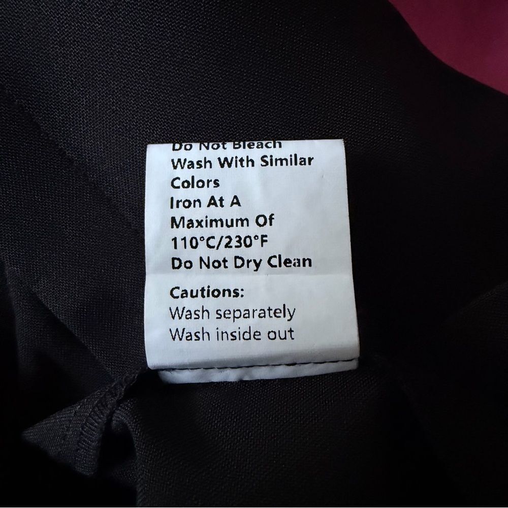 Commense Black Dress With Gold Knot Buttons Size M - Picture 9 of 10